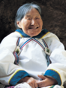 Happy Inuit Grandmother